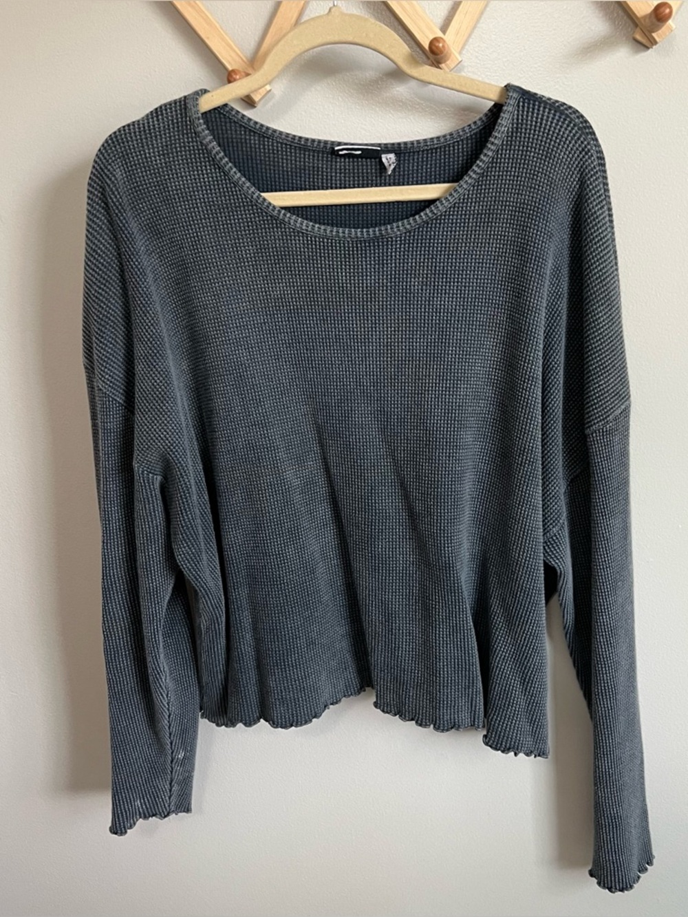 ASOS Long sleeve Waffle top